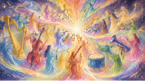 A veil of forgetting; a divine symphony